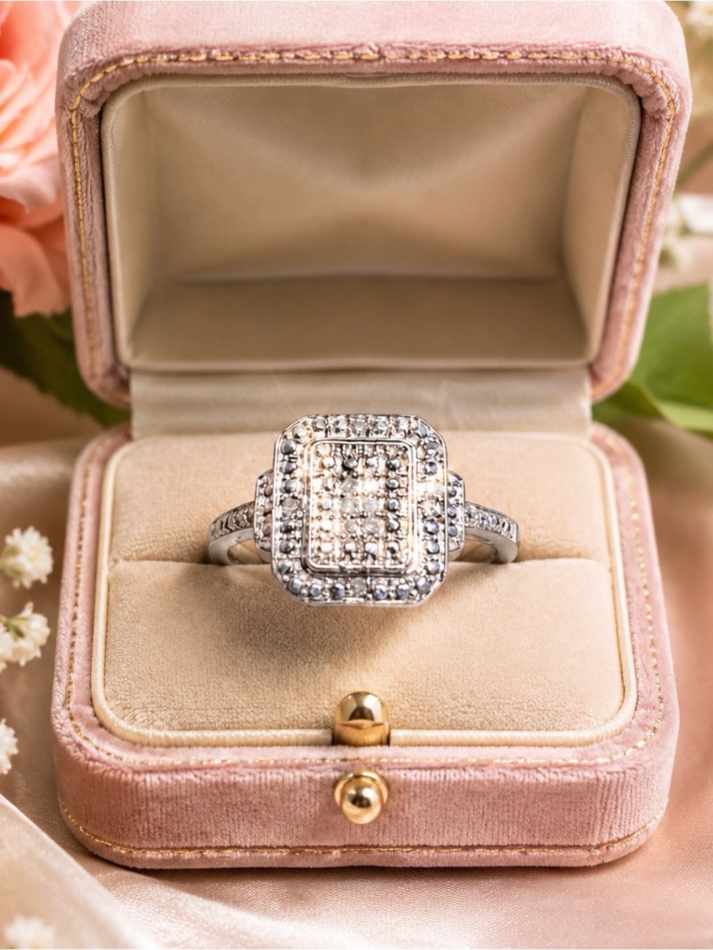 🤩Ring Vintage Inspired 925 Sterling Silver Cubic Zirconia